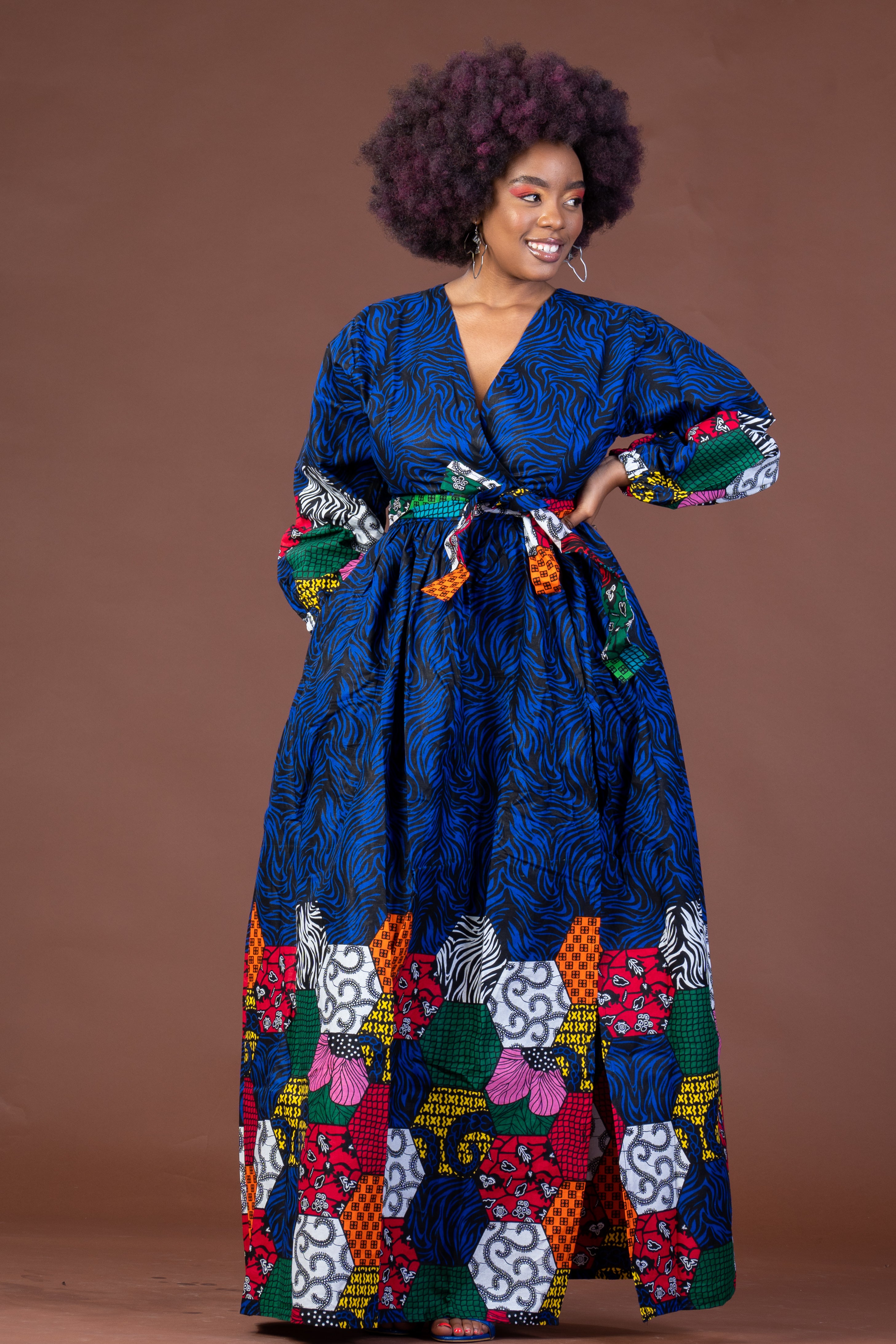 African print maxi dress new look best sale