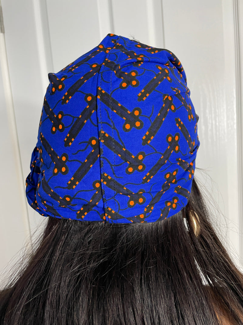 Barbie Blue Ankara Headwrap/Scarf