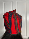 Beatrice Red Ankara Headwrap/Scarf