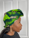 Aryla Green Ankara Headwrap/Scarf