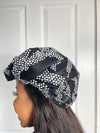 Arike Black and White Ankara Headwrap/Scarf