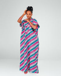 Palma Ankara Bubu Maxi Dress | African Print