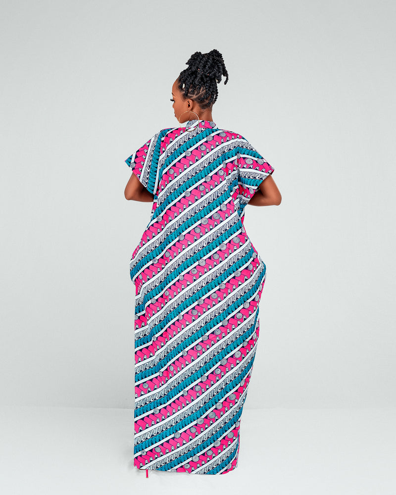 Palma Ankara Bubu Maxi Dress | African Print