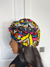 Alade Ankara Headwrap/Scarf | Yellow and Pink African Print