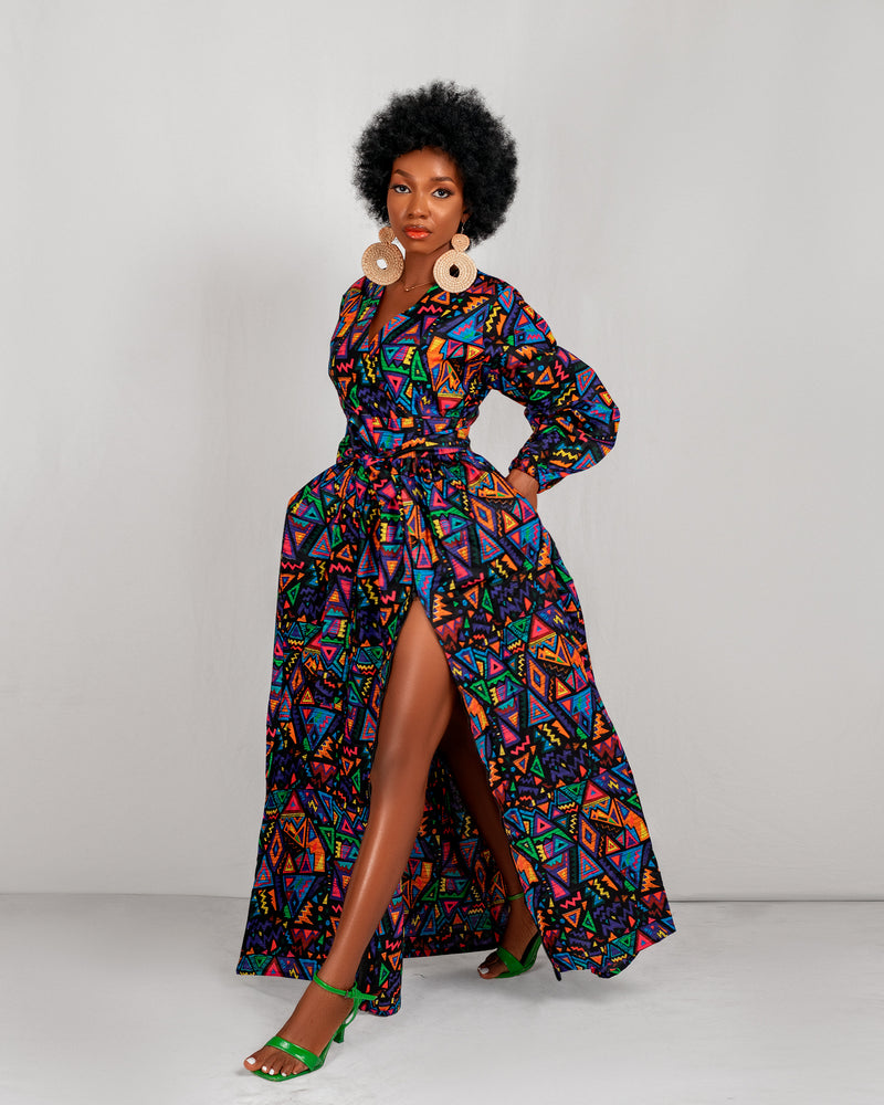 Asher Ankara Maxi Dress | African Print