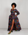 Asher Ankara Maxi Dress | African Print
