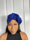 Barbie Blue Ankara Headwrap/Scarf