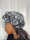 Alike Black and White Ankara  Headwrap/Scarf