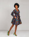 Asher Ankara Mini Dress | African Print