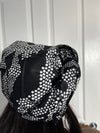 Arike Black and White Ankara Headwrap/Scarf