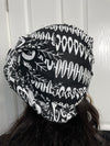 Alike Black and White Ankara  Headwrap/Scarf