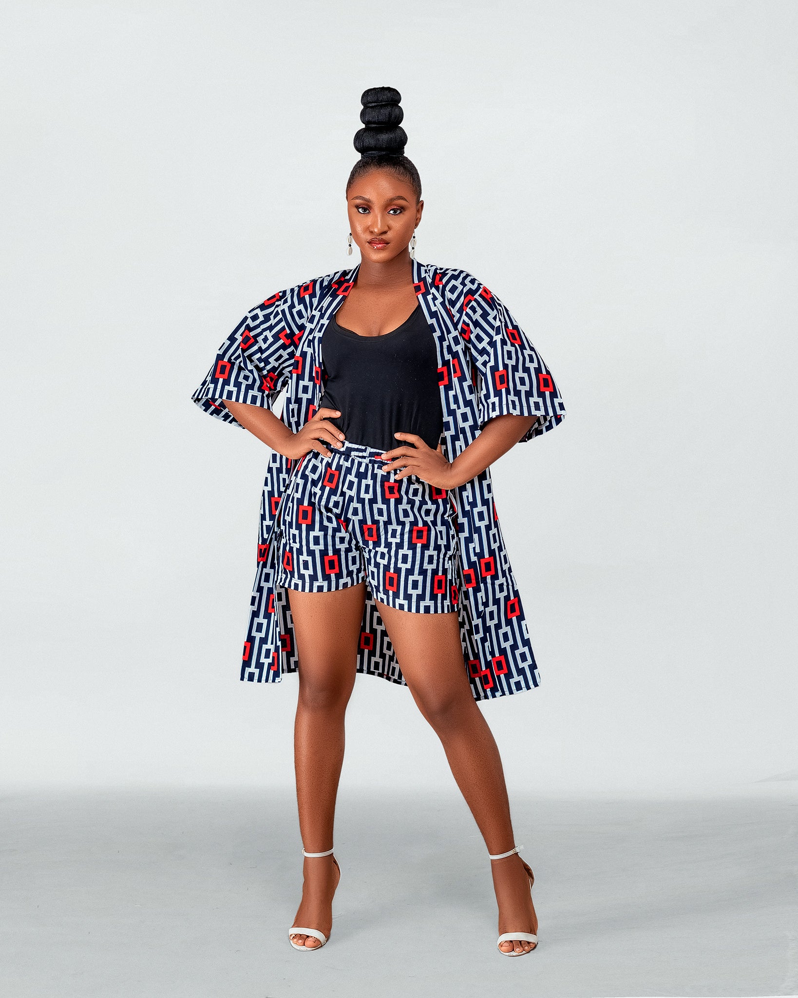 Ankara jacket and shorts online