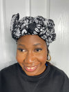 Alike Black and White Ankara  Headwrap/Scarf