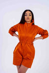 Agatha Orange playsuit