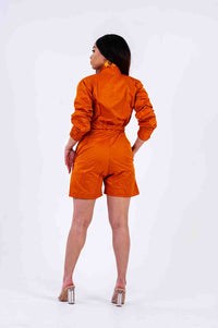 Agatha Orange playsuit