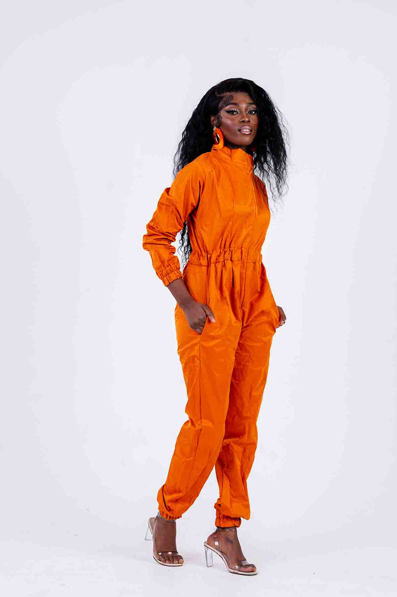 Adanna Orange Jumpsuit