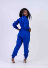 Alena Blue Jumpsuit