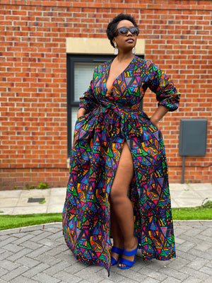 Asher Ankara Maxi Dress | African Print