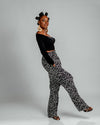 Jayden Ankara Cargo Trouser | Black and White Print