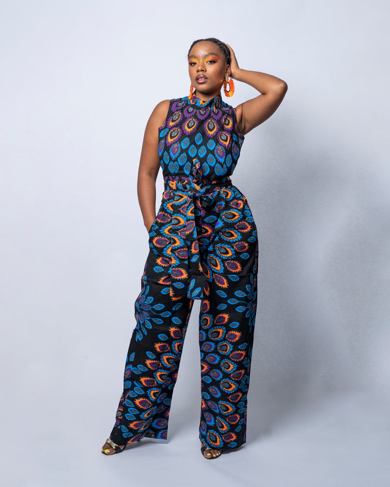 Naomi Ankara Jumpsuit | African Print