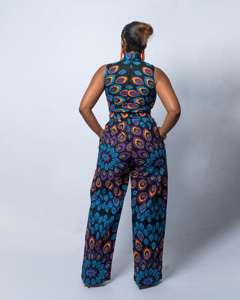 Naomi Ankara Jumpsuit | African Print