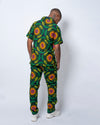 Ben Ankara Men Shirt | Green African Print