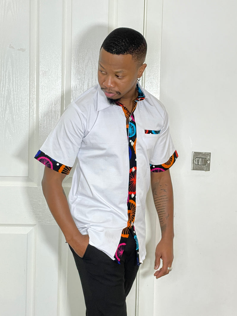 Daniel Men Shirt | Mixed African Print