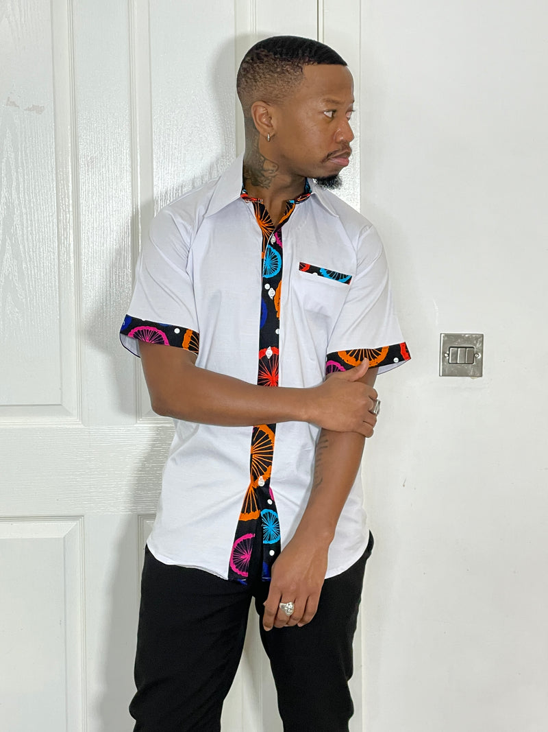 Daniel Men Shirt | Mixed African Print