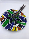 Handmade Ankara Hand Fan l Multicolor