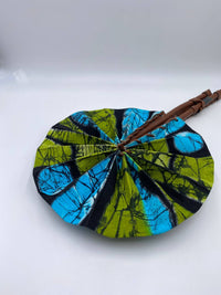 Handmade Ankara Hand Fan l Multicolor