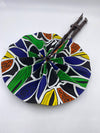 Handmade Ankara Hand Fan l Multicolor