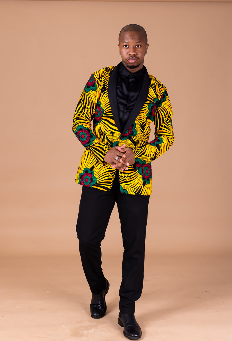 Tunde Ankara Men Blazer | African Print