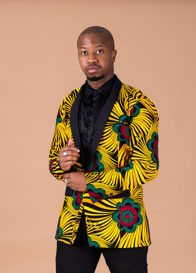 Tunde Ankara Men Blazer | African Print