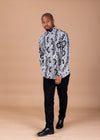 Raymond Ankara Men Long-sleeved Shirt | African Print