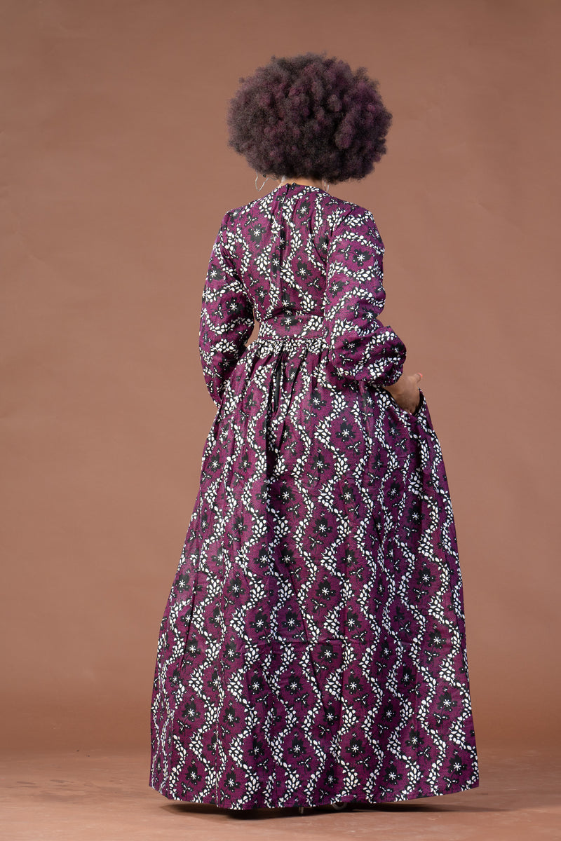 Adaku Ankara Maxi Dress | African Print