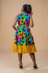 Bisi Ankara Wrap Dress | African Print