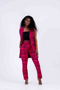 Bibi Ankara Jacket | Pink African Print