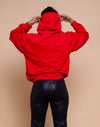 African Map Red Hoodie Top