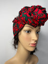 Jasmine Red and Green Ankara Headwrap/Scarf