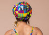 Dolly Yellow Multicolored Ankara Headwrap/Scarf