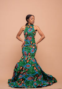 Regina Ankara Maxi Dress | African Print