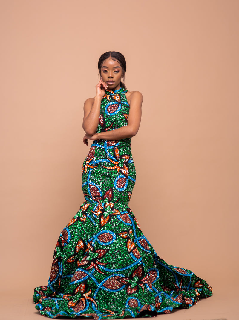 Regina Ankara Maxi Dress | African Print