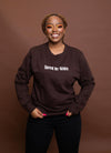 SAVED BY GRACE Sweatshirt (Brown)