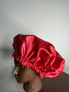 Red Hair Satin Bonnet