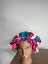 Rainbow Hair Satin Bonnet