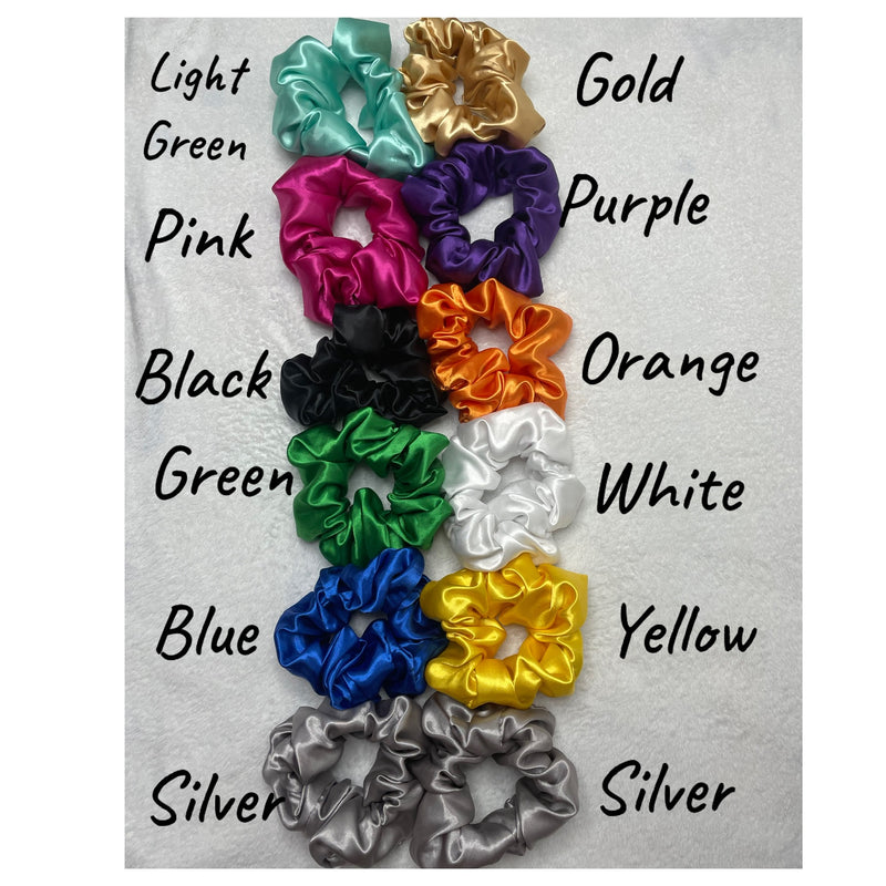 Plain Colour  Hair Scrunchies